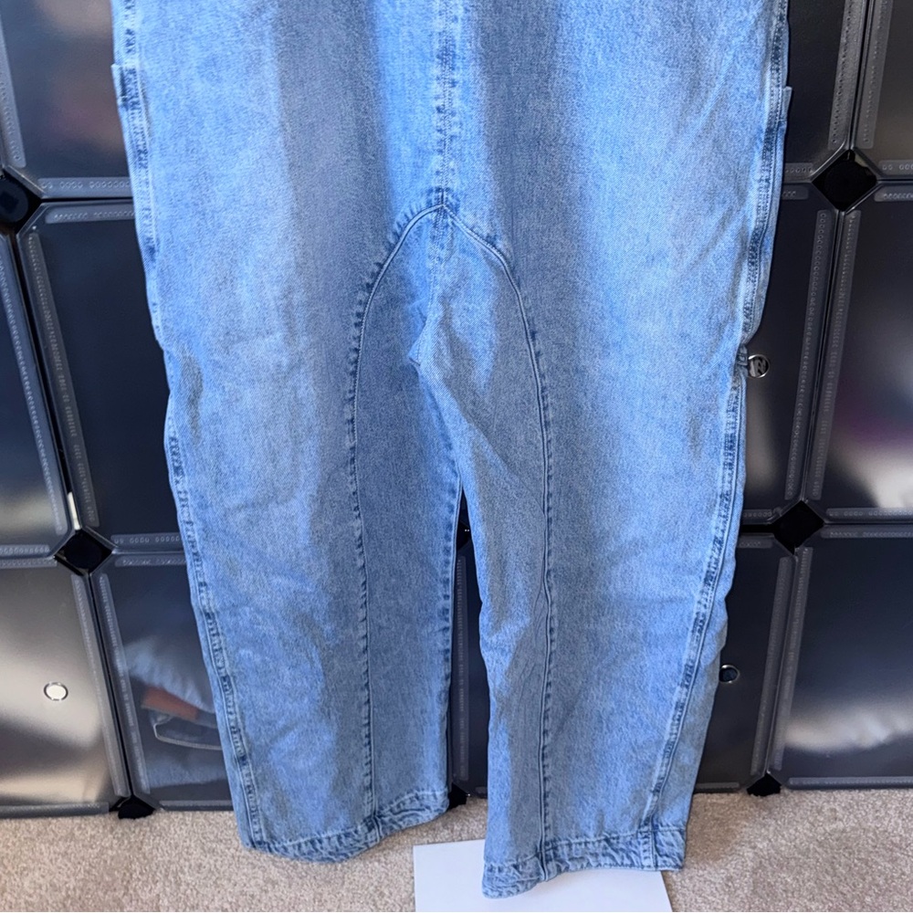 Free People We The Free High Roller Jumpsuit Adjustable Straps in Kansas L - Picture 12 of 15